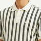 Men's Striped Slim Fit Polo T-Shirt - Detail View