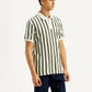 Men's Striped Slim Fit Polo T-Shirt - Side View