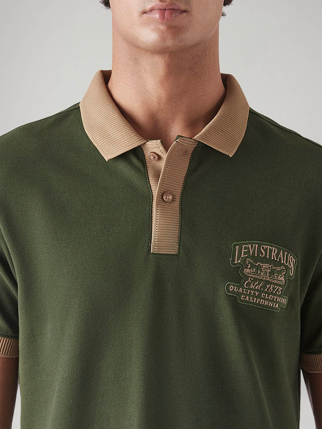 Men's Colorblock Slim Fit Pique Polo T-Shirt - 20 View