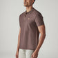 Men's Solid Brown Polo T-shirt - Side View