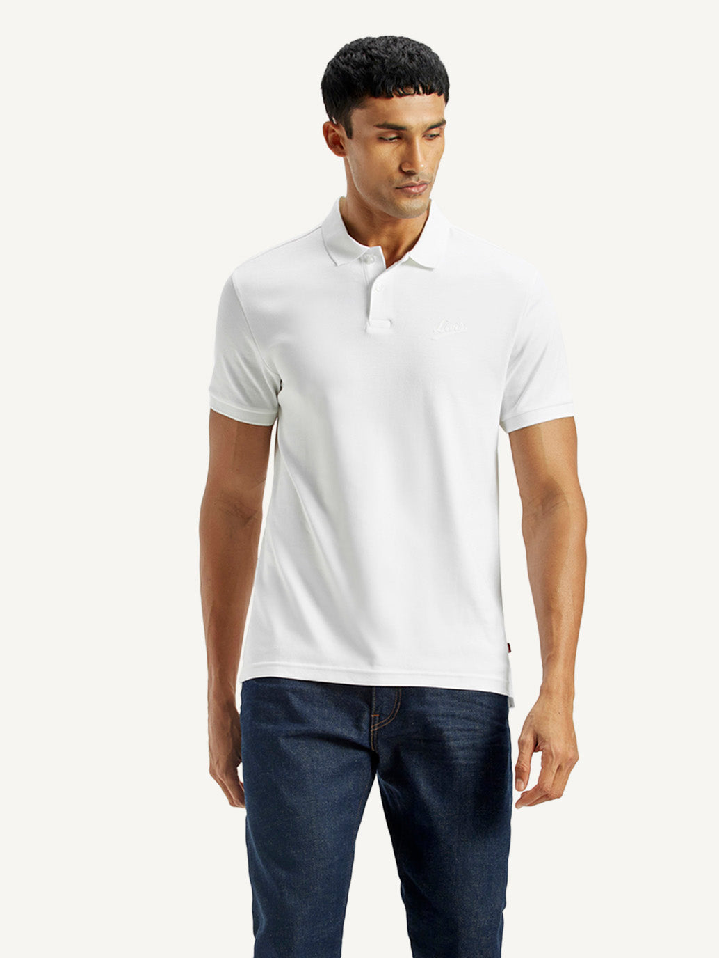Men's Slim Fit Polo T-Shirt - Front View