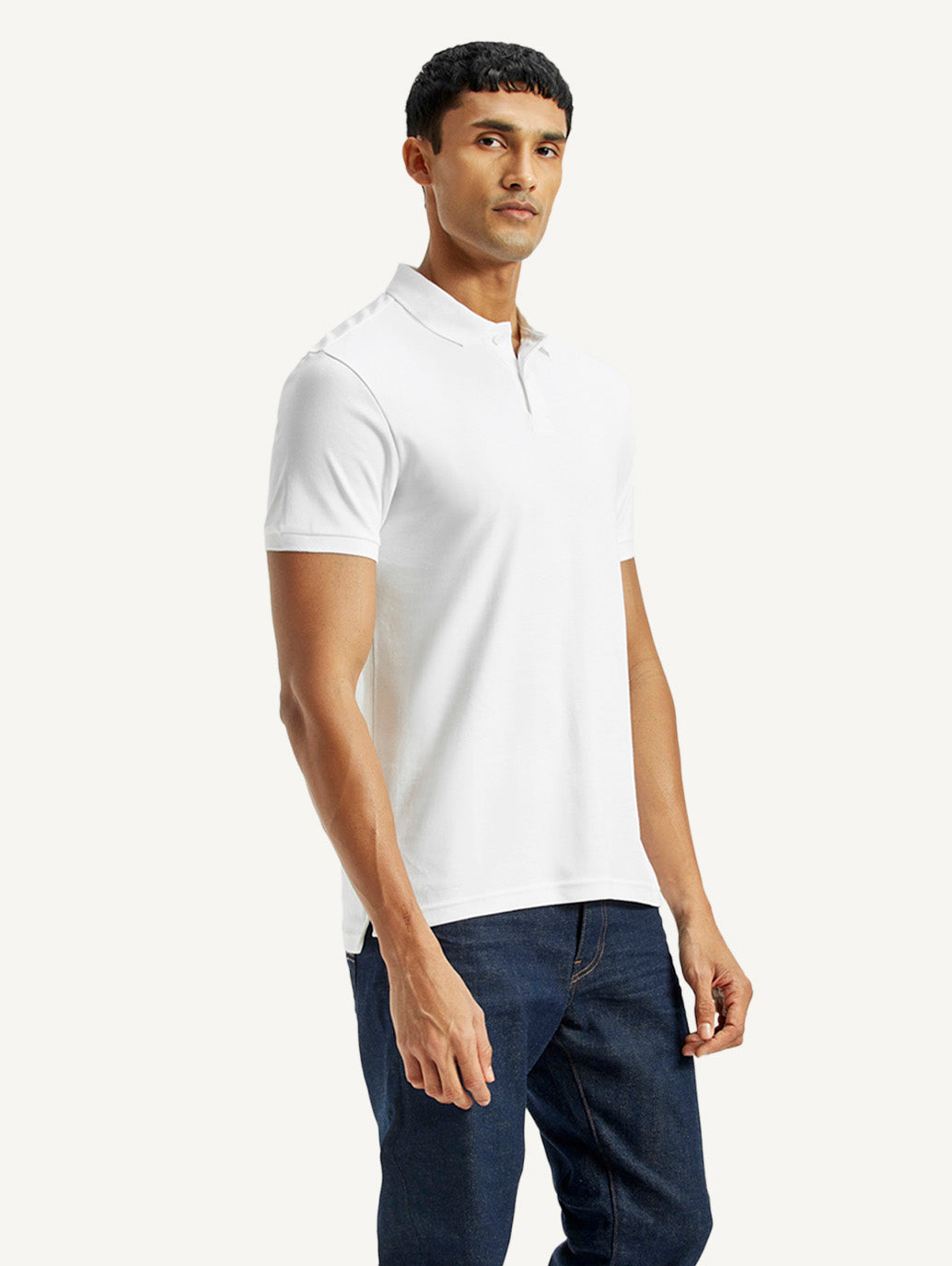Men's Slim Fit Polo T-Shirt - Side View