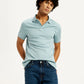 Men's Solid Slim Fit Polo T-Shirt - Elevated View