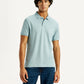 Men's Solid Slim Fit Polo T-Shirt - Front View