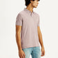 Men's Solid Slim Fit Polo T-Shirt - Side View