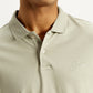 Men's Solid Slim Fit Polo T-Shirt - Detail View