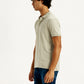 Men's Solid Slim Fit Polo T-Shirt - Side View