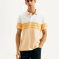 Men's Striped Slim Fit Polo T-shirt - Styleshot View