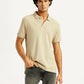 Men's Solid Slim Fit Polo Linen T-Shirt - Styleshot View