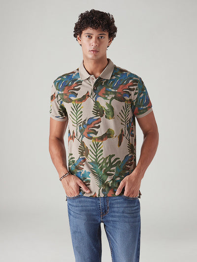 levi's Men's Printed Slim Fit Pique Polo T-Shirt-picture-36