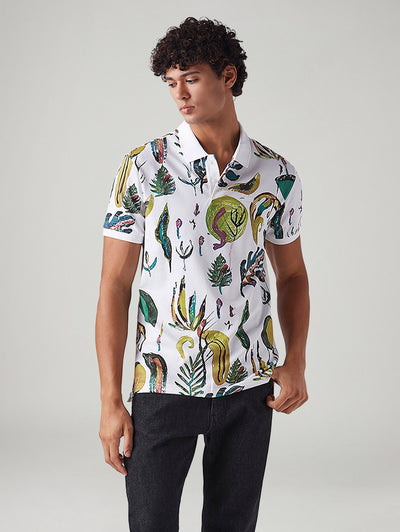 levi's Men's Abstract Slim Fit Polo T-Shirt-picture-18