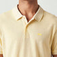 Men's Solid Slim Fit Pique Linen Polo T-Shirt - 20 View