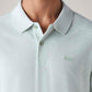 Men's Solid Slim Fit Linen Polo T-Shirt - 20 View