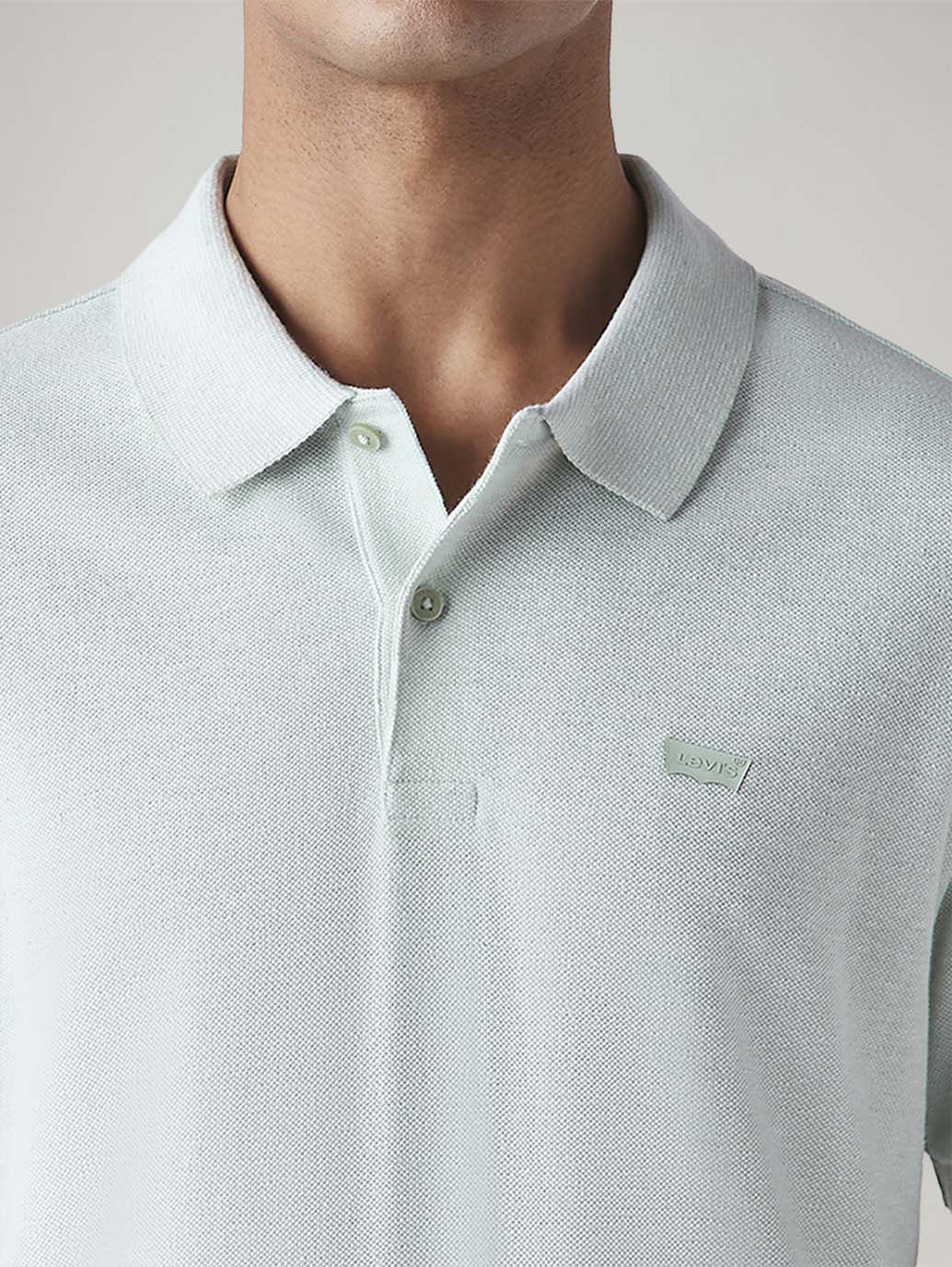 Men's Solid Slim Fit Linen Polo T-Shirt - 20 View