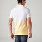 Men's Ombre Slim Fit Polo T-Shirt - Back View
