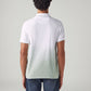 Men's Ombre Slim Fit Overdyed Pique Polo T-Shirt - Back View