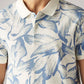Men's Printed Slim Fit Pique Polo T-Shirt - Detail View