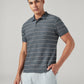 Men's Striped Regular Polo T-shirt - Styleshot View