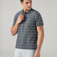 Men's Striped Regular Polo T-shirt - SIde View