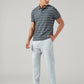 Men's Striped Regular Polo T-shirt - Full View