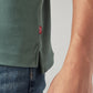 Men's Solid Sage Interlock Polo T-shirt - 20 View