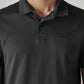 Men's Solid Black Interlock Polo T-Shirt - 20 View