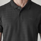 Men's Striped Black Jersey Polo T-shirt - 20 View
