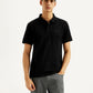 Men's Solid Slim Fit Polo T-shirt - Styleshot View