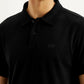 Men's Solid Slim Fit Polo T-shirt - Detail View