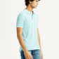 Men's Solid Slim Fit Polo T-Shirt - Side View