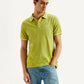 Men's Solid Slim Fit Polo T-shirt - Styleshot View
