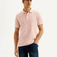 Men's Solid Slim Fit Polo T-shirt - Styleshot View
