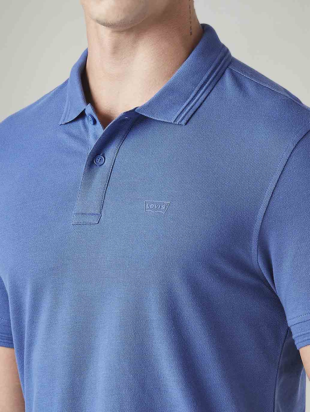 Men's Solid Slim Fit Commuter Polo T-Shirt - 20 View