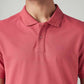 Men's Solid Slim Fit Pique Polo T-Shirt - 20 View