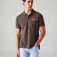 Men's Graphic Print Slim Fit Polo T-Shirt - Styleshot View