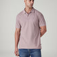 Men's Solid Mauve Polo T-shirt - Styleshot View