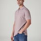 Men's Solid Mauve Polo T-shirt - Side View