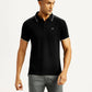 Men's Solid Slim Fit Polo T-shirt - Styleshot View