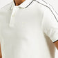 Men's Solid Slim Fit Polo T-shirt - Detail View