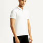 Men's Solid Slim Fit Polo T-shirt - Side View
