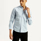 Men's Redloop Checkered Light Blue Slim Fit Shirt - Styleshot View