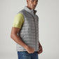 Men's Quilted Slim Fit Puffer Jacket - Side View