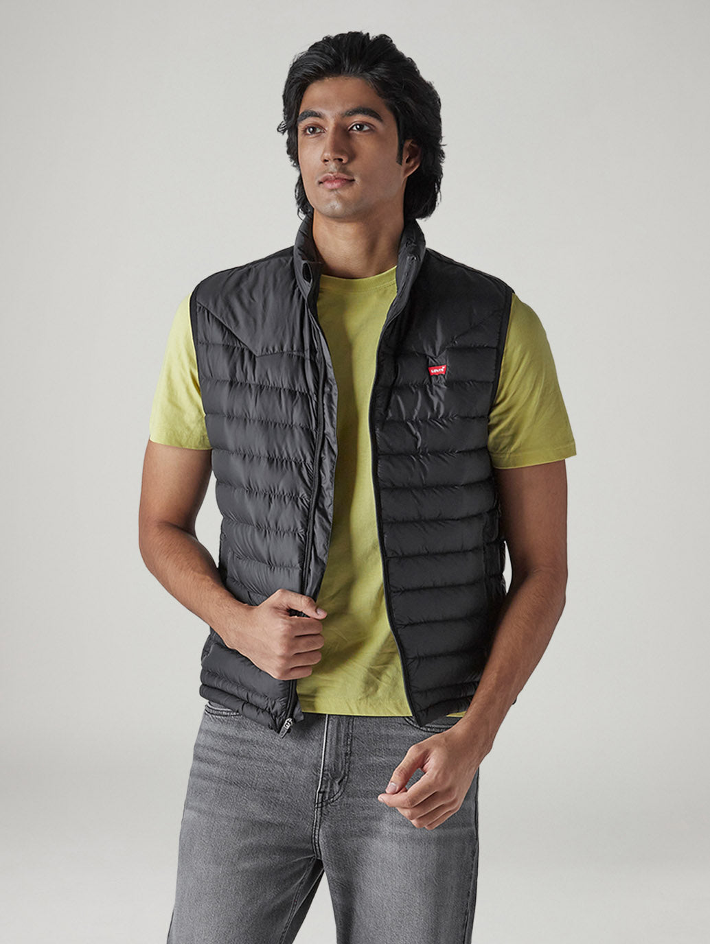 Men's Quilted Slim Fit Puffer Jacket
