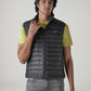 Men's Quilted Slim Fit Puffer Jacket - Front View