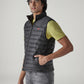Men's Quilted Slim Fit Puffer Jacket - Side View