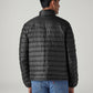 Men's Quilted Slim Fit Puffer Jacket - Back View