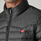 Men's Quilted Slim Fit Puffer Jacket - Detail View