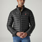 Men's Quilted Slim Fit Puffer Jacket - Side View