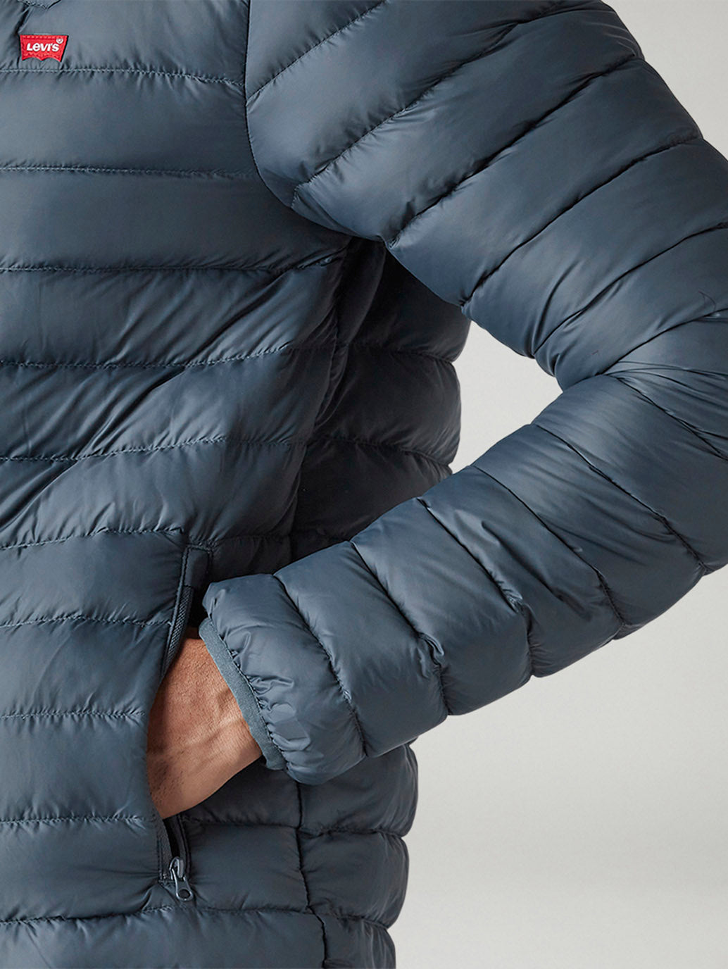 Men's Quilted Slim Fit Puffer Jacket - 20 View