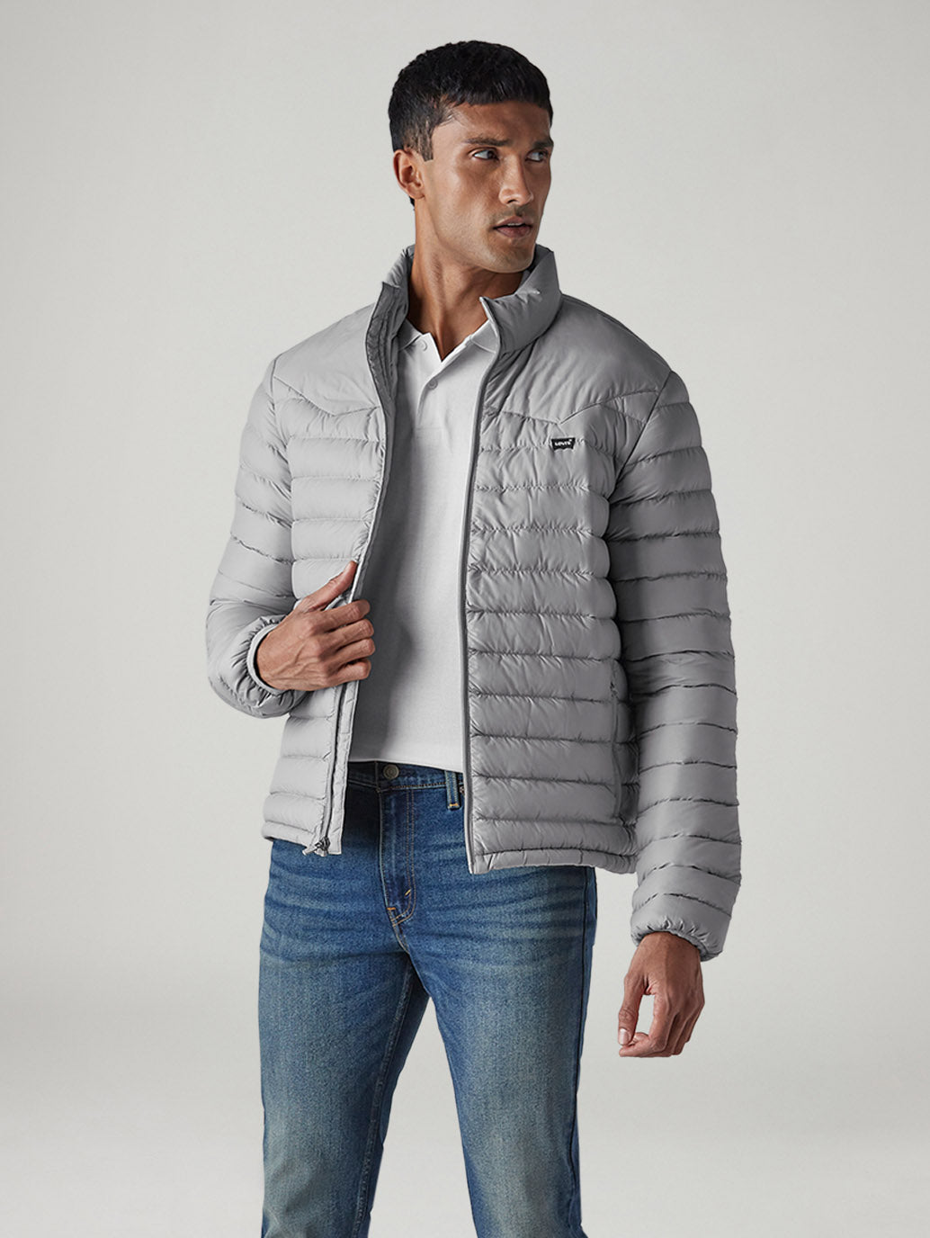 Men's Quilted Slim Fit Jacket